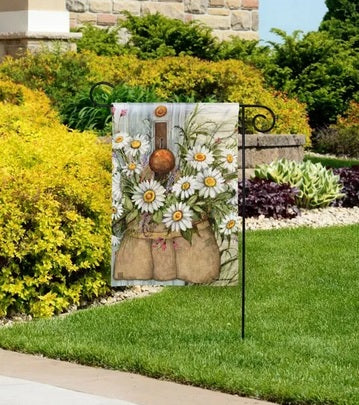 fresh picked daisies garden flag   sd-31859