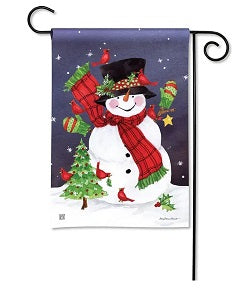 frosty friends garden flag                    sd-33023