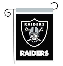 las vegas raiders nfl garden flag   gf5-9066