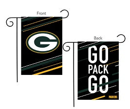 green bay packers 2-sided nfl garden flag  gf6-9671