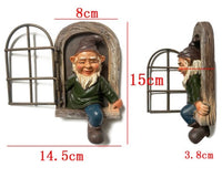 run-a-way gnome for your gnome garden      w24-13