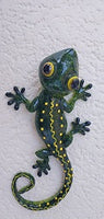 gecko lizards figurines  11"      cb0971183 3) cb0971183g   green gecko figurine