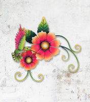 hummingbird double flower wall decor  ra2580204