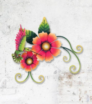 hummingbird double flower wall decor  ra2580204