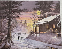 winter cabin personalized notes                     lr-17