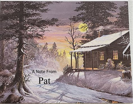winter cabin personalized notes                     lr-17