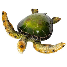 large green polystone sea turtle 22"             ww-80557g