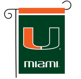 miami hurricanes garden flag       gf5-9012