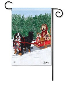 mountain dogs garden flag                    sd-33017