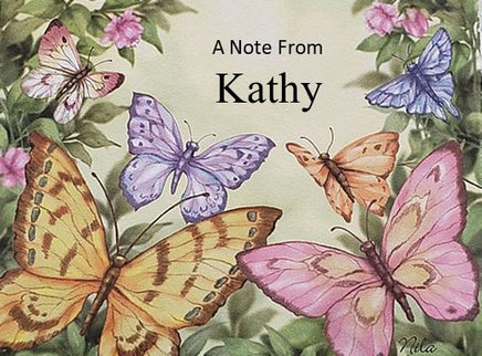 butterfilies personalized notes                    n-15 butterflies