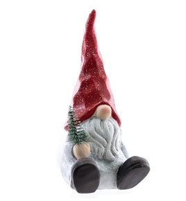 holiday gnome w/tree 8"  osw07226284