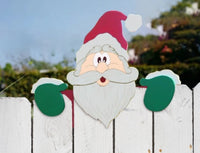 peeking santa claus             3900201-07