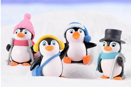 miniature cute peguins set of 4     520818