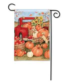 pumpkin delivery garden flag                    sd-31964