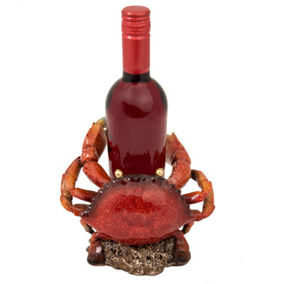 red crab wine bottle holder    ww-445