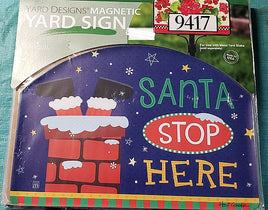 santa stops here yard design          sd-71243