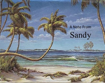 shore of palms personalized notes                 sv-10