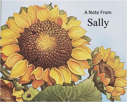 sunflowers personalized notes                    sv-4