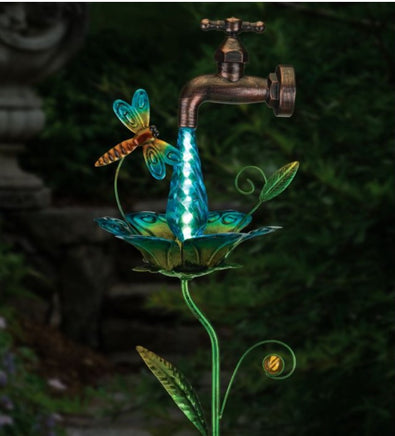 waterdrop solar stake - dragonfly   ra2012488