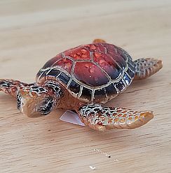 resin assorted 3" colorful turtles        ww-310x-3 3) ww-310x-o  orange sea turtle