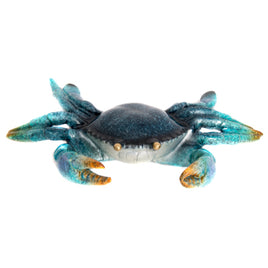 crab - blue polystone  7"               ww-403-8