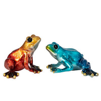 metallic looking frogs            ww-577-7