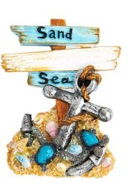 assorted beach magnets               ww-665-3 2) ww-665-a beach magnet with anchor