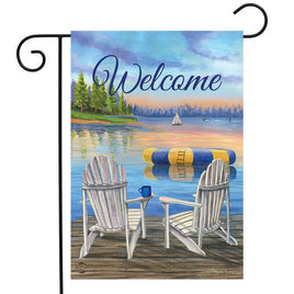 Waterfront Retreat Welcome Garden Flag   GF4-0323