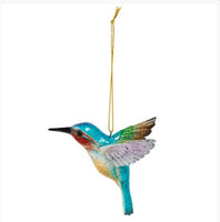 hanging hummingbirds              x-542-4 3) x-512-b    blue/teal hummingbird