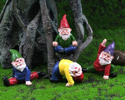 yoga miniature gnomes              ymg07-4
