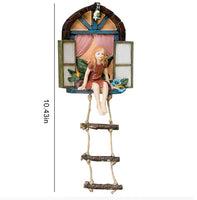 fairy in window with ladder                527700