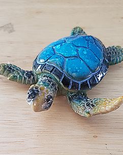 resin assorted 3" colorful turtles        ww-310x-3 2) ww-310x-b blue sea turtle