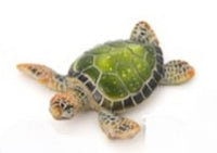 resin sea turtles figurines 5.5"              ww-348 2) ww-348-g green 5" sea turtle