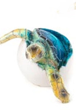 resin assorted 2" baby hatchling turtles                    ww-354-2 2) ww-354-b  blue baby hatchling turtle