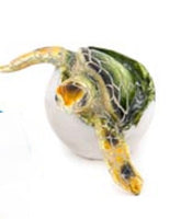 resin assorted 3" baby turtles                    ww-345-3 1) ww-345-g  green baby hatchling turtle